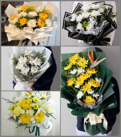贵州黔西南州望谟县乐旺镇白事花束代送